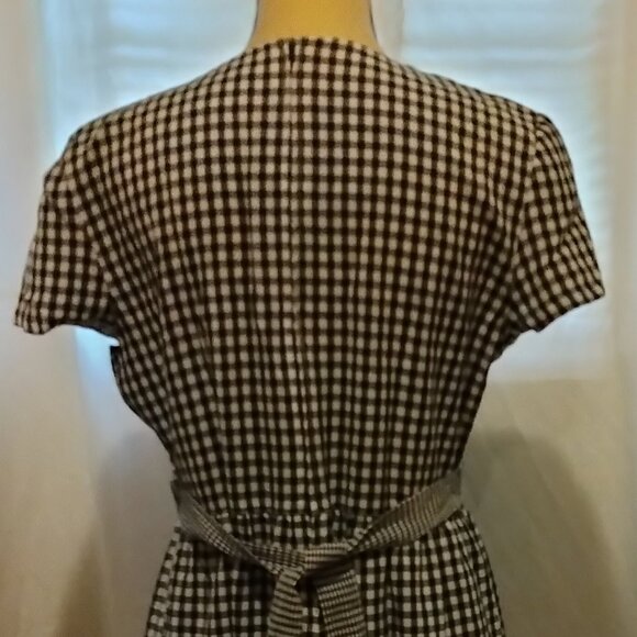 Black Gingham Dress - Picture 6 of 10